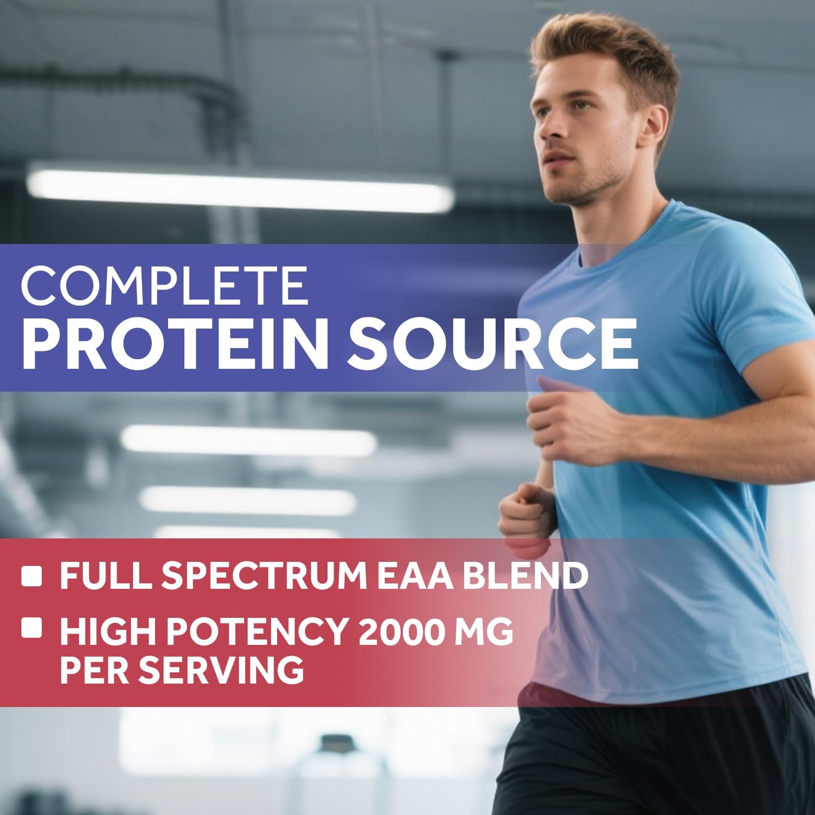 Essential Amino Acids Supplement, All 9 Essential Amino Acids (EAA), BCAA 2:1…