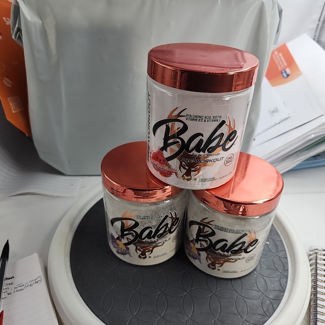 3 Babe Pre Workout powder for Women | 2 Watermelon 1 Lemonade | 6g Citrulline 2g