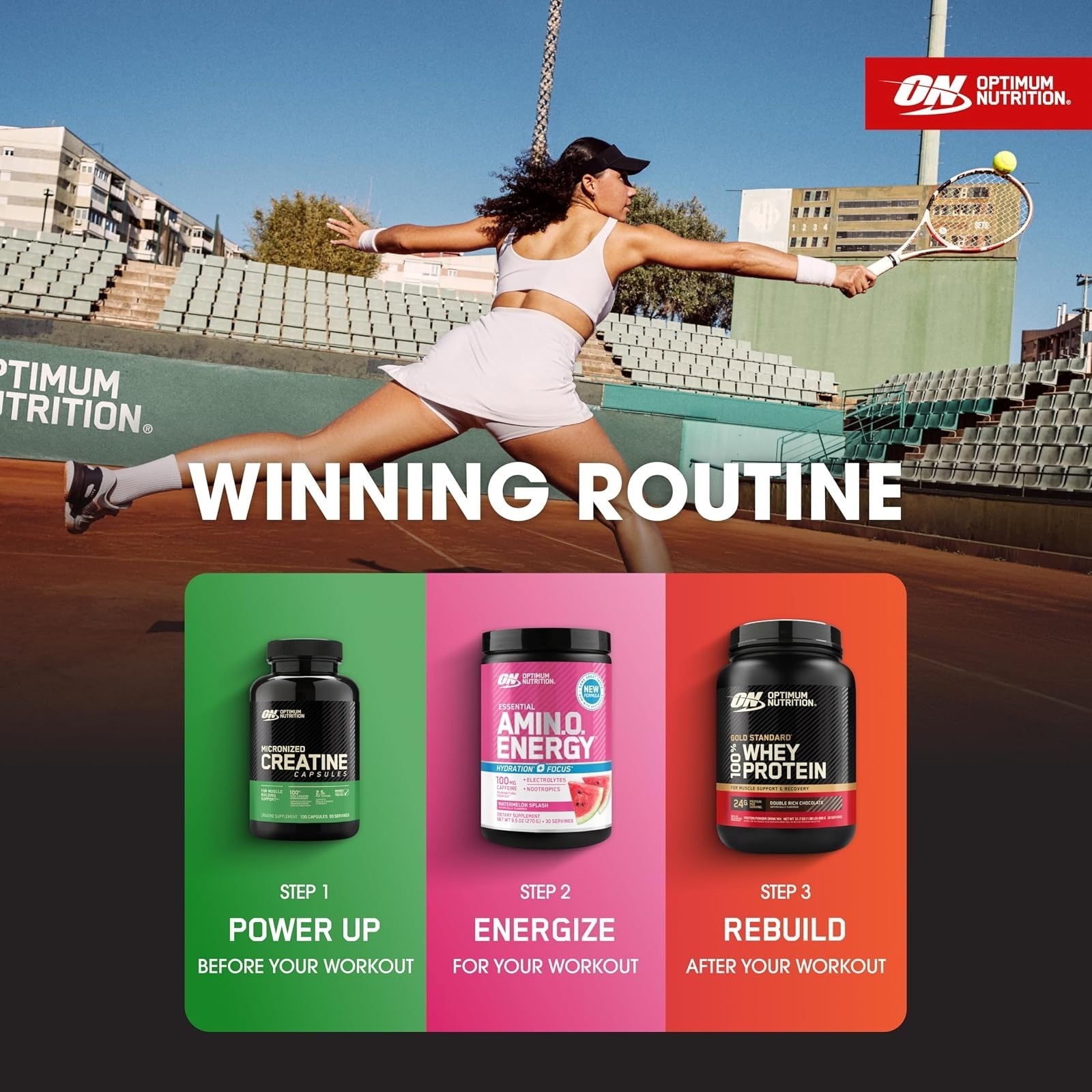 Optimum Nutrition Micronized Creatine Monohydrate Capsules 100 Count