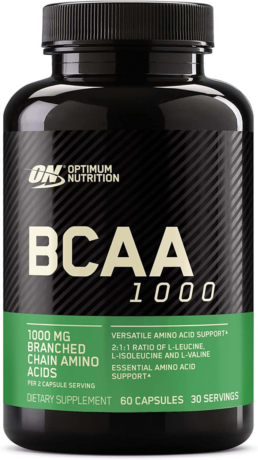 Optimum Nutrition BCAA 1000, 1,000 mg, 60 Capsules (500 mg per Capsule) 8/27
