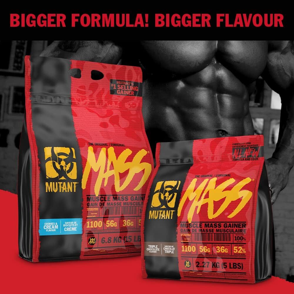 Mutant Mass Weight Gainer Protein Powder Build Muscle Size and Strength