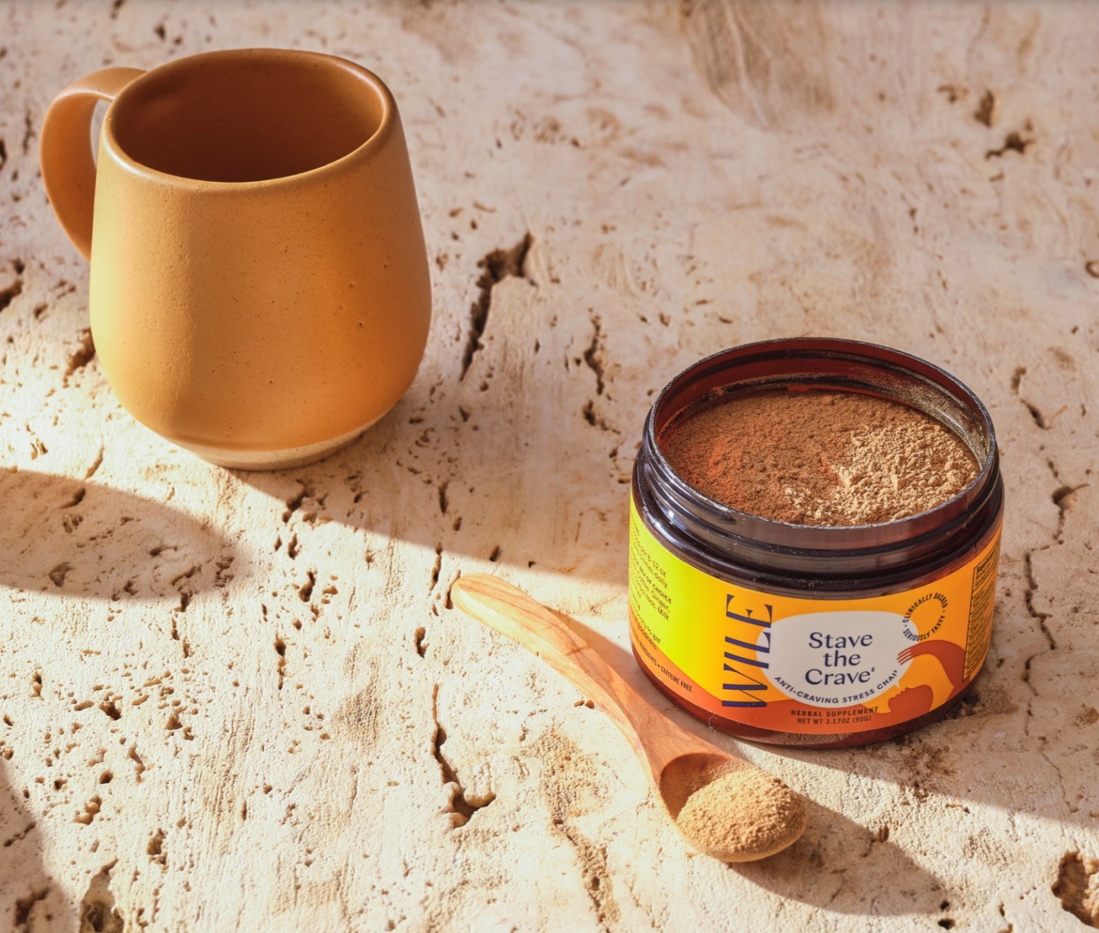 Wile STAVE THE CRAVE 3.4 oz (30 Serv) Reduce Sugar Crave Chai Drink BESTBY 07/26