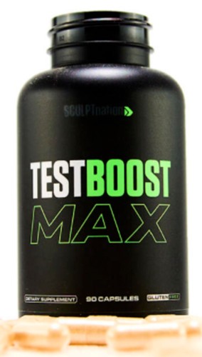 2 BOTTLES-TEST BOOST Max Sculptnation Build Muscle Men Fat Weight Loss -New