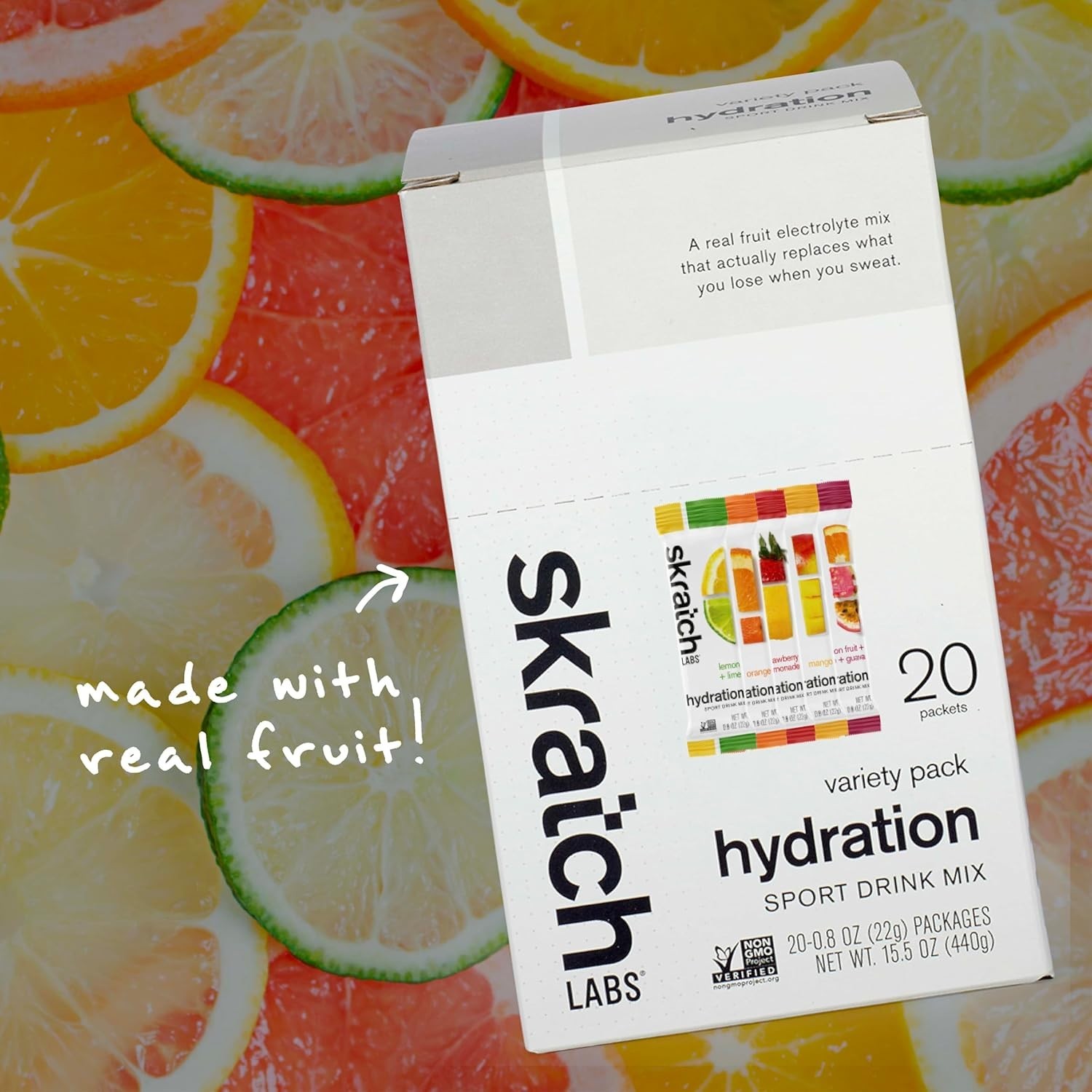 Hydration Packets – Hydration Drink Mix, Variety Pack 20 Single Serving Packe…