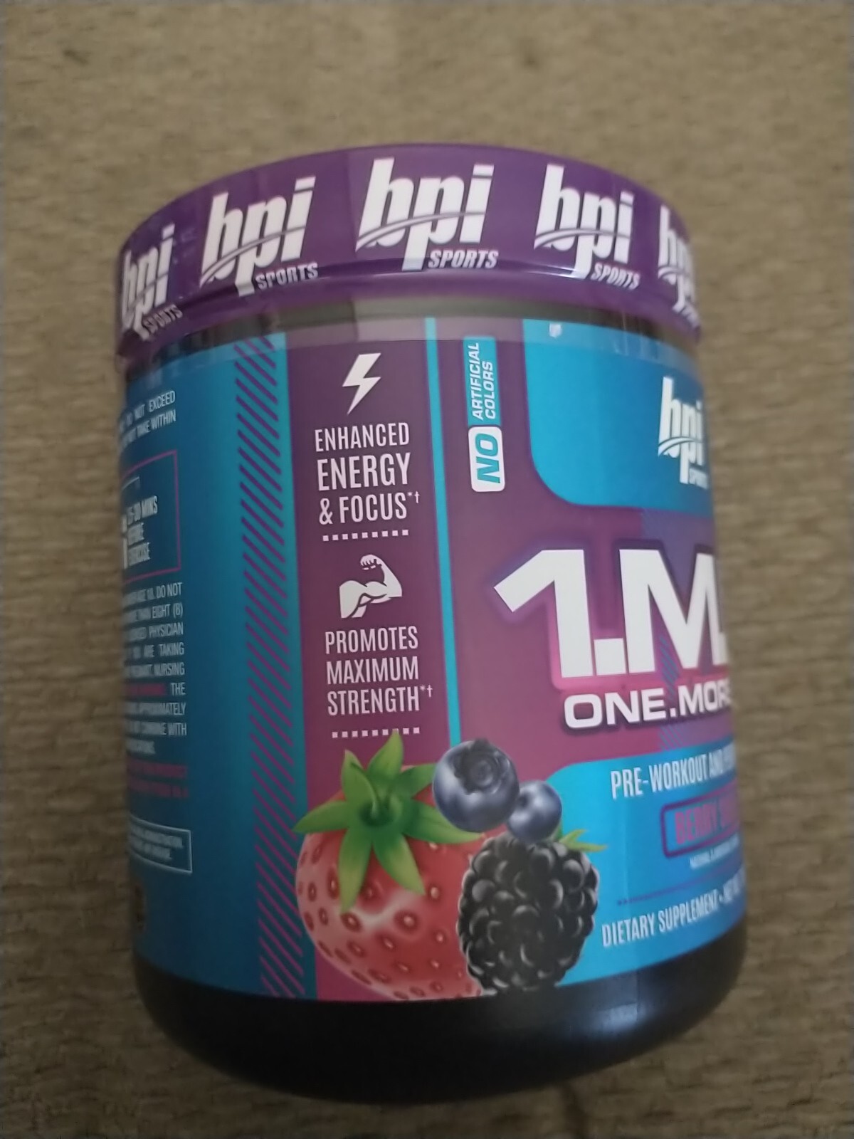 BPI Sports 1MR Pre-Workout Powder, Berry Swole Flavor,Exp 10/2026, New, Sealed