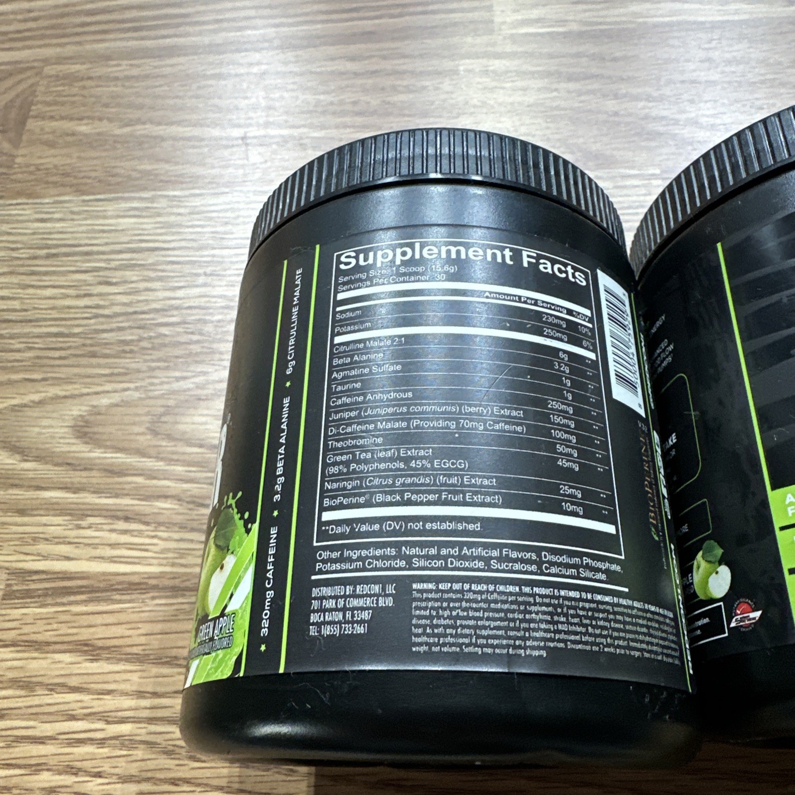 2 X REDCON1 TOTAL WAR PREWORKOUT 30 Servings Sustained Energy Endurance Pumps