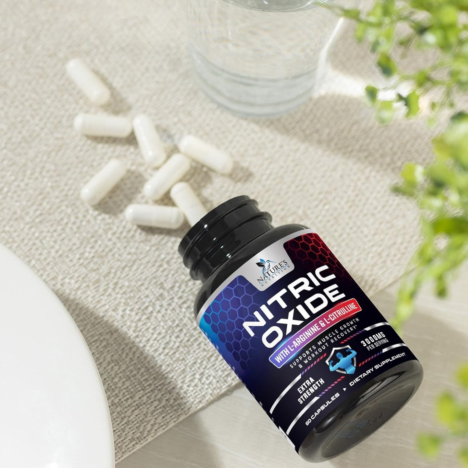 Nitric Oxide Booster Extra Strength 3000mg – L Arginine 3X Strength Nitric Oxide