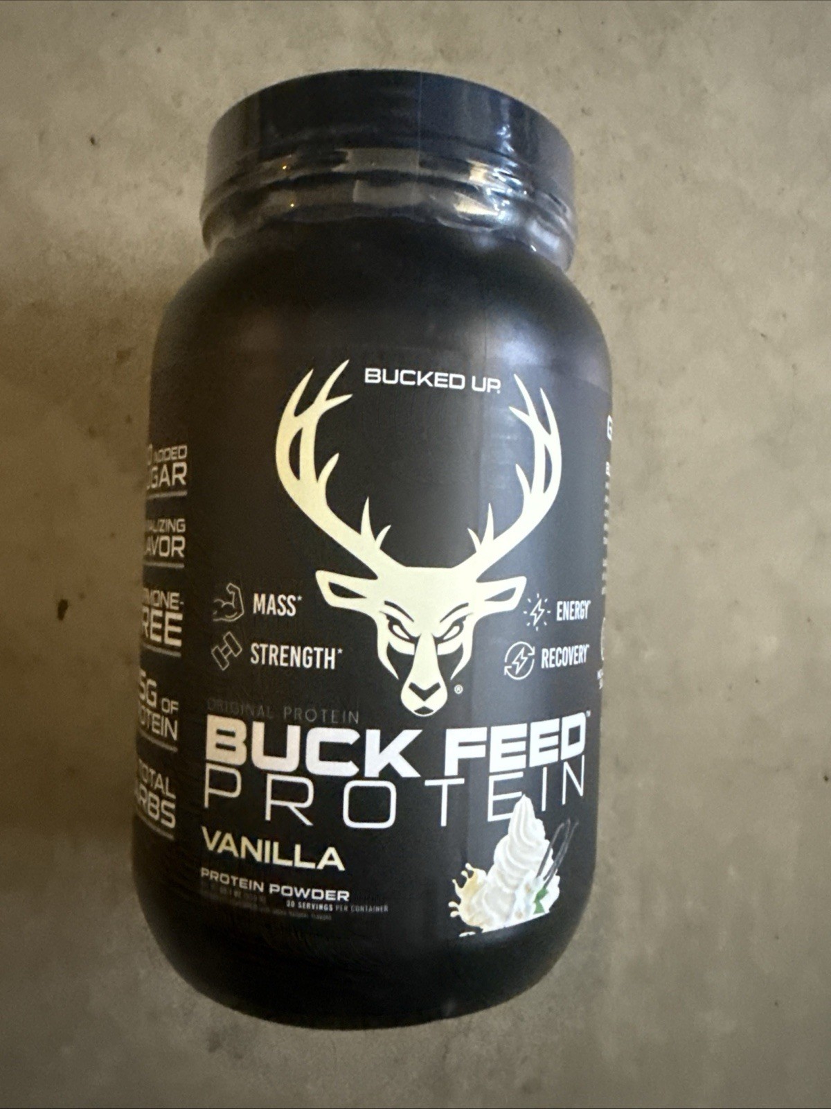 Bucked Up Whey Chocolate 🍫 30 Servings, 25g Protein, Hormone-free, 01/2027 Exp
