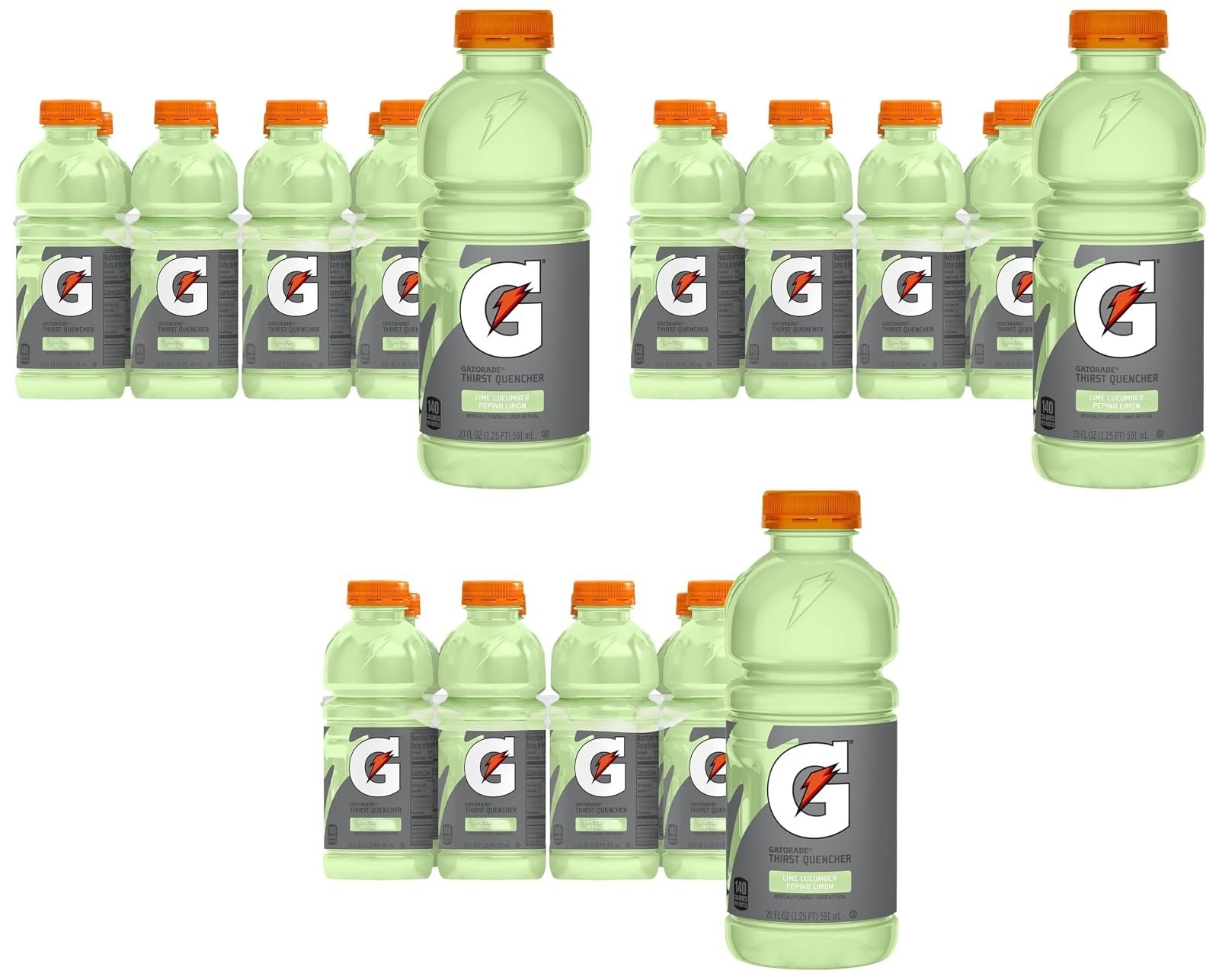 Gatorade Thirst Quencher Lime Cucumber 20 Fl Oz 8 Pack Electrolyte Drink