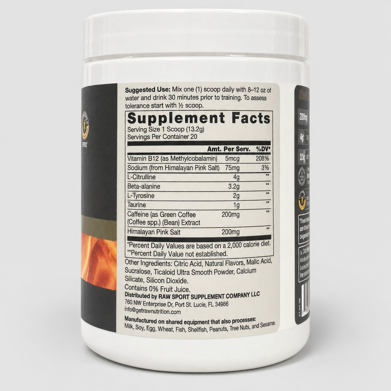 RAW x GBRS Essential Pre-Workout Hard to Kill Strawberry Lemonade Exp 06/2028
