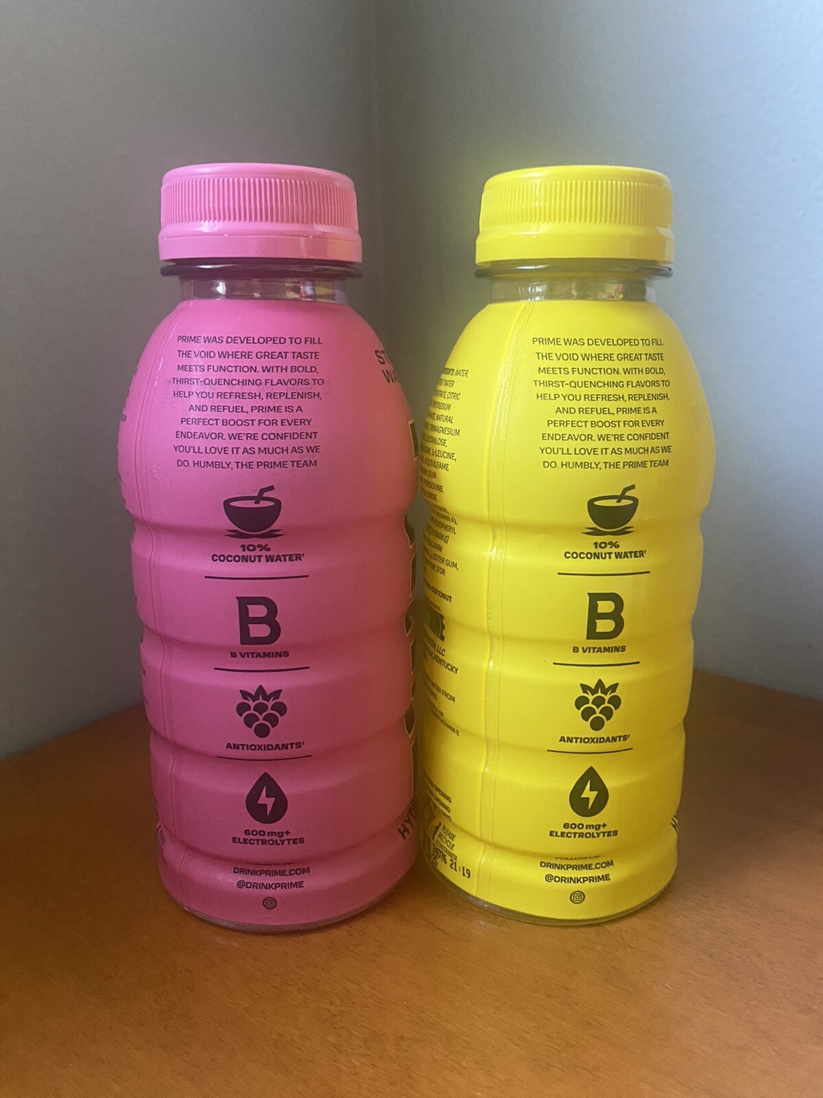 Strawberry Watermelon & Lemonade 12oz PRIME Hydration Bottles