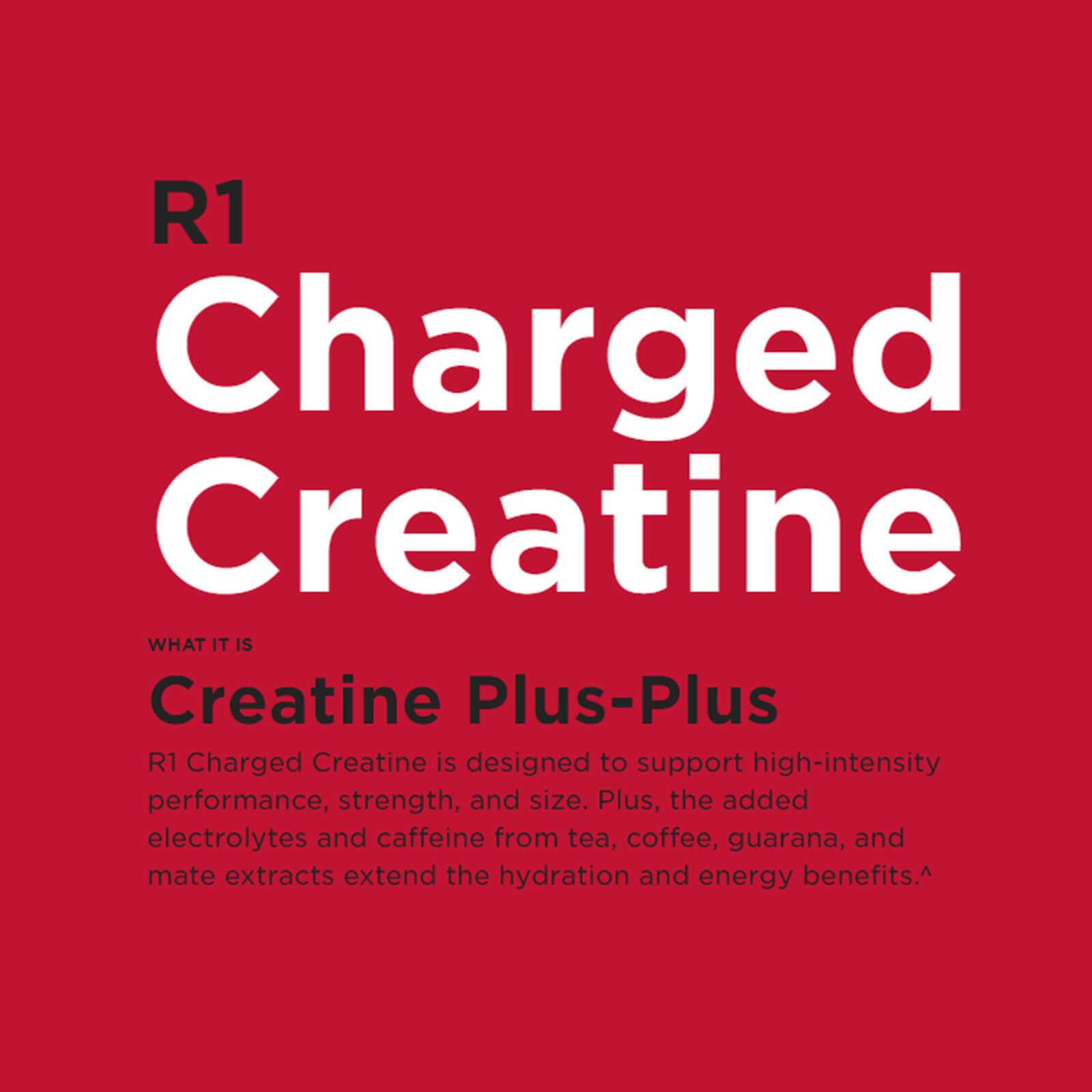RULE 1 Charged Creatine 30 serv Sour Candy Energized Creatine 240g