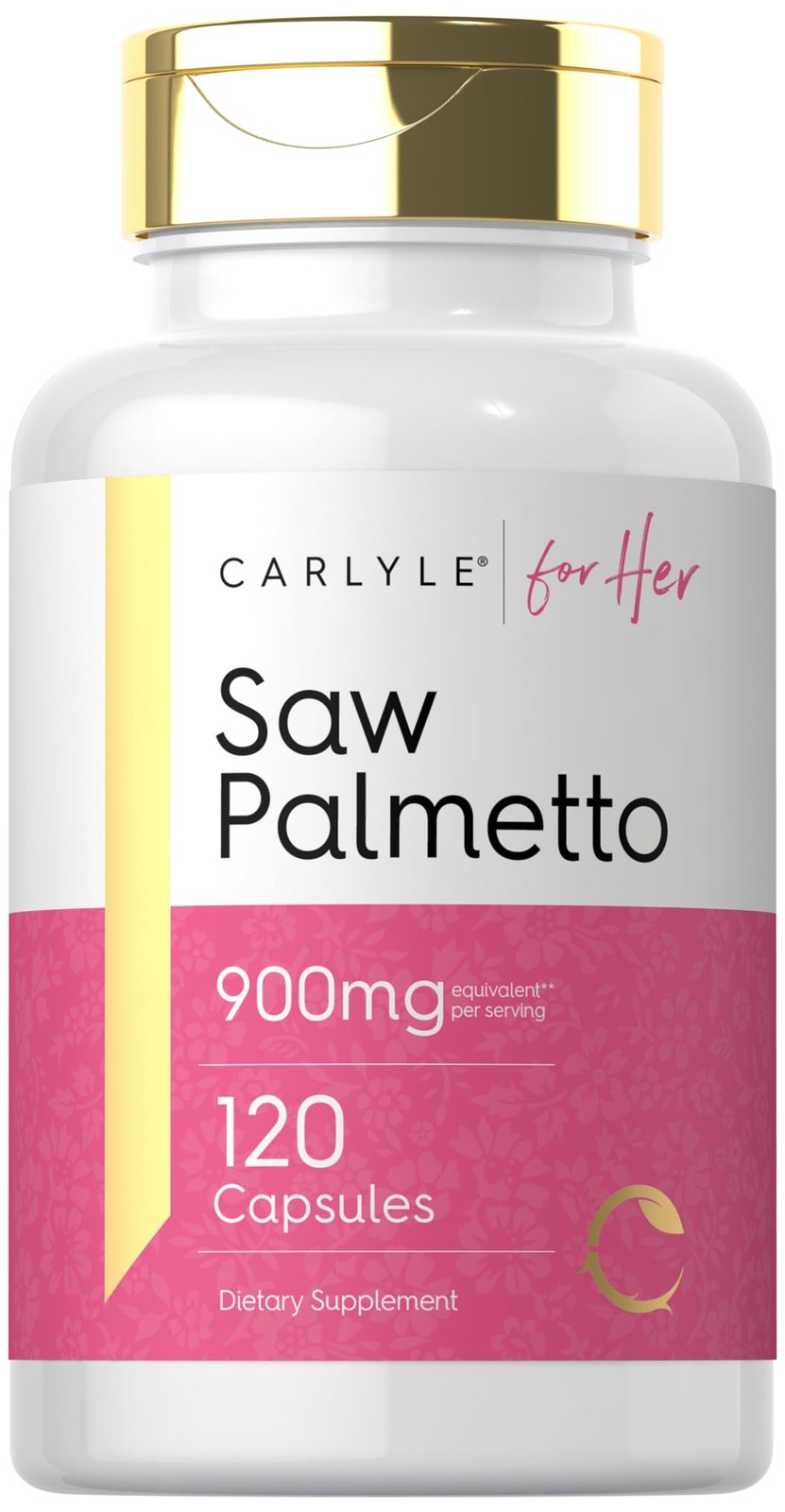 Carlyle Saw Palmetto for Women 900mg | 120 Capsules | 120 Count (Pack of 1)