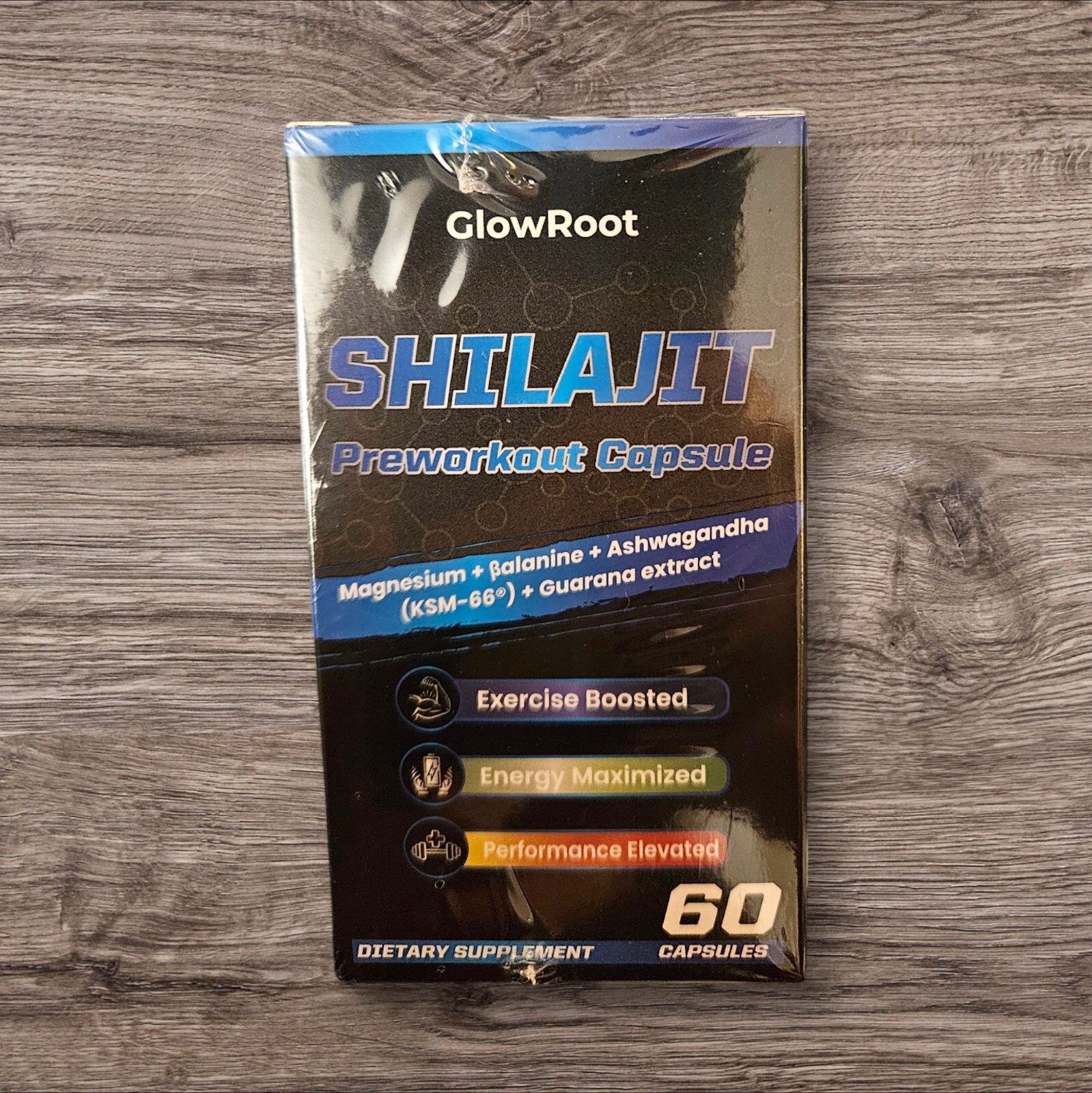 Shilajit Workout Supplement, For Energy Boost And Exercise Support, Exp: 9/2026