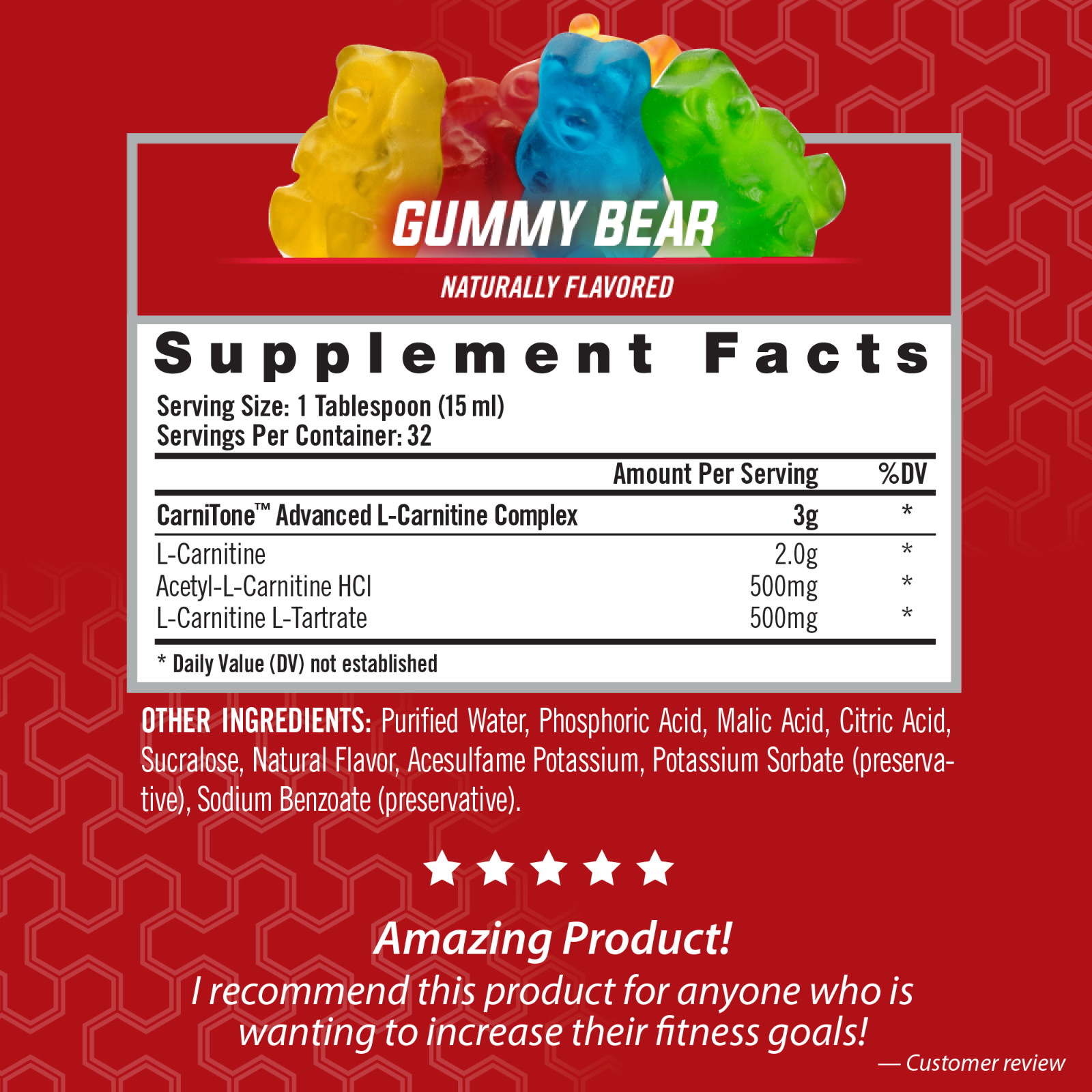 iSatori Women’s Lean Stack – Gummy Bear L-Carnitine 3000 and Lipo-Drex