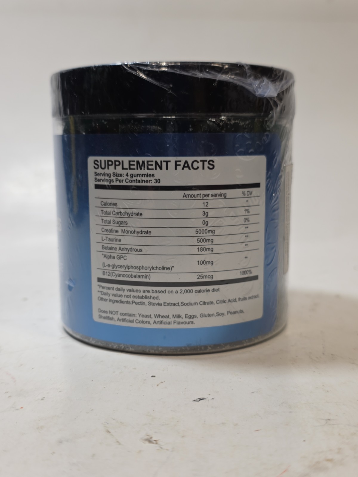 Vidabotan Creatine Monohydrate Gummies 5000mg 120 Veggie Gummies Exp 02/2027