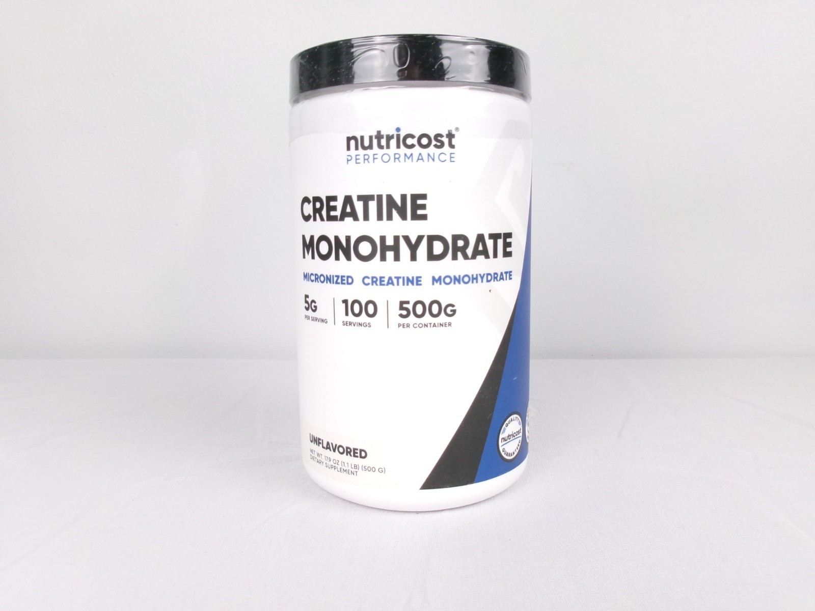Nutricost Creatine Monohydrate Powder 500g 100 Servings Unflavored EXP 07/2028