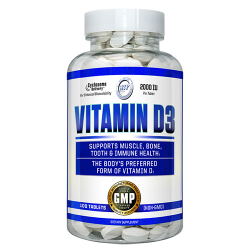 Hi-Tech Pharmaceuticals Vitamin D3 100ct 2000 IU **Vitaamin C Aid* Immune Boost