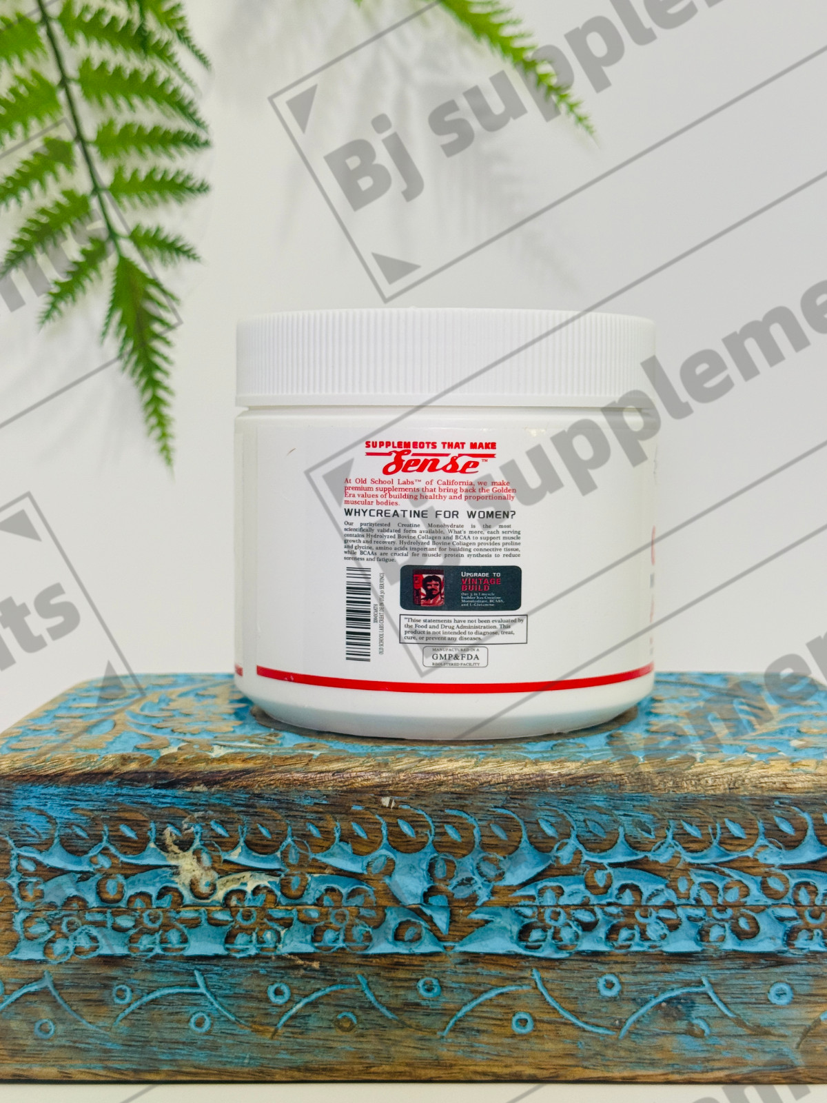 Creatine Monohydrate Powder for Women + Collagen & BCAA for Booty 5000mg