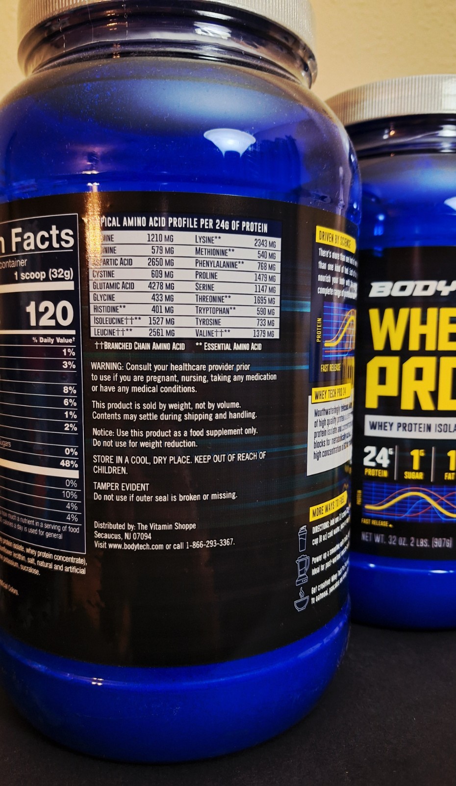 WheyTech Pro 24, Chocolate 🍫, 24g Protein, 2lbs, 28 Servings, 11/2027✨️