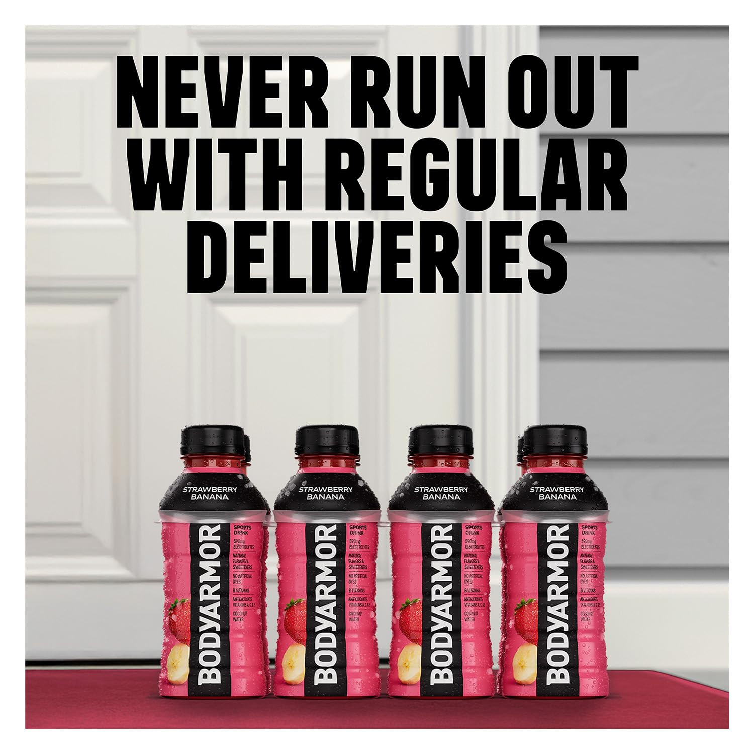 BODYARMOR Sports Drink, Fruit Punch, Electrolyte Drink Hydration, 16 Fl Oz Bottl