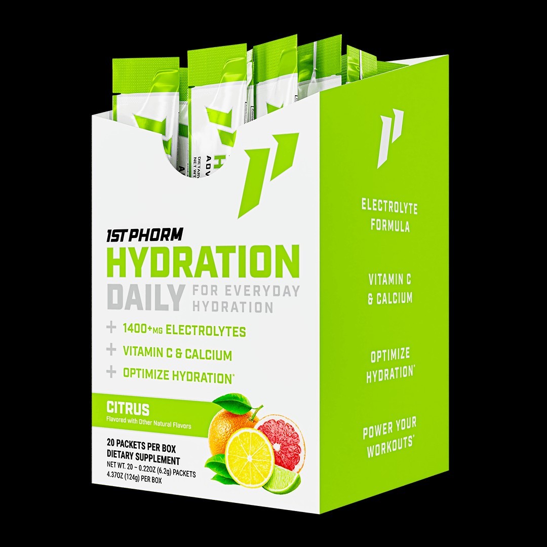 1st Phorm Hydration Packets 60ct EXP 7/2027 Strawberry Lemonade Citrus