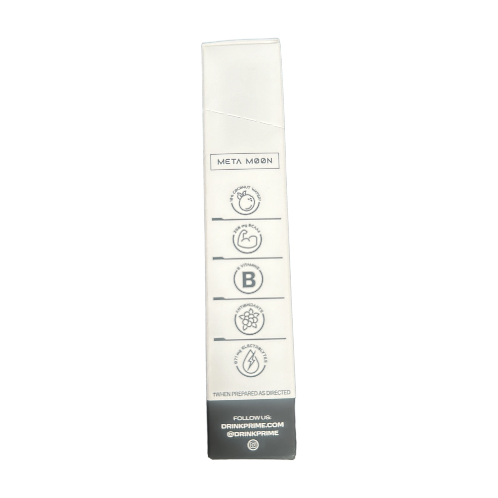 Prime Electrolyte Drink Mix Hydration Stick Pack Meta Moon 6 Count EXP 01/2026