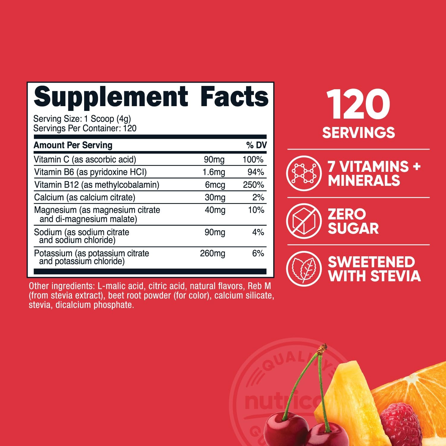 Nutricost Electrolyte Complex Powder (120 Servings, 1.04 Pound (Pack of 1)
