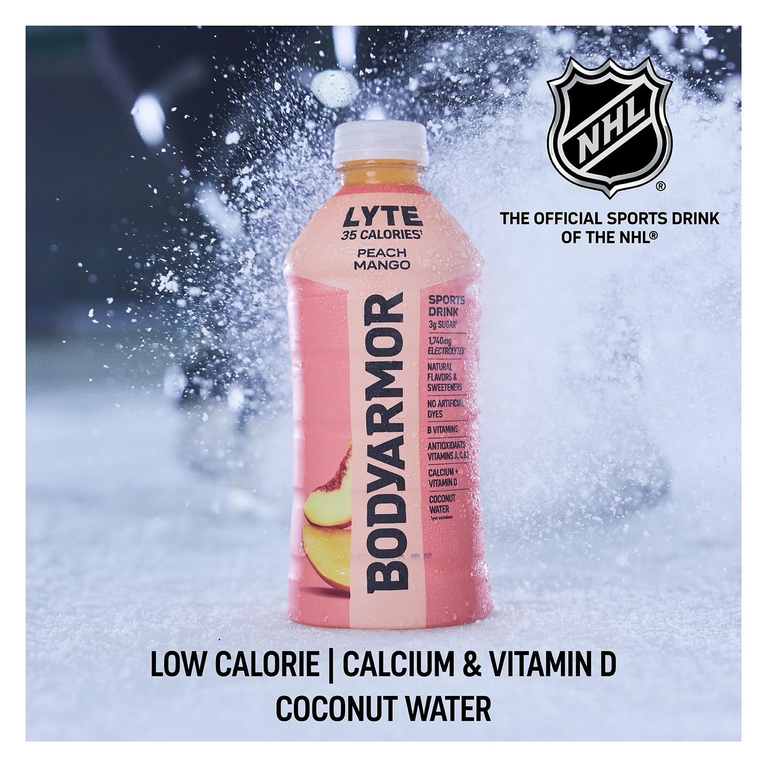 BODYARMOR Lyte Sports Drink Low-Calorie Beverage, 16 Ounce (Pack of 12), Pink