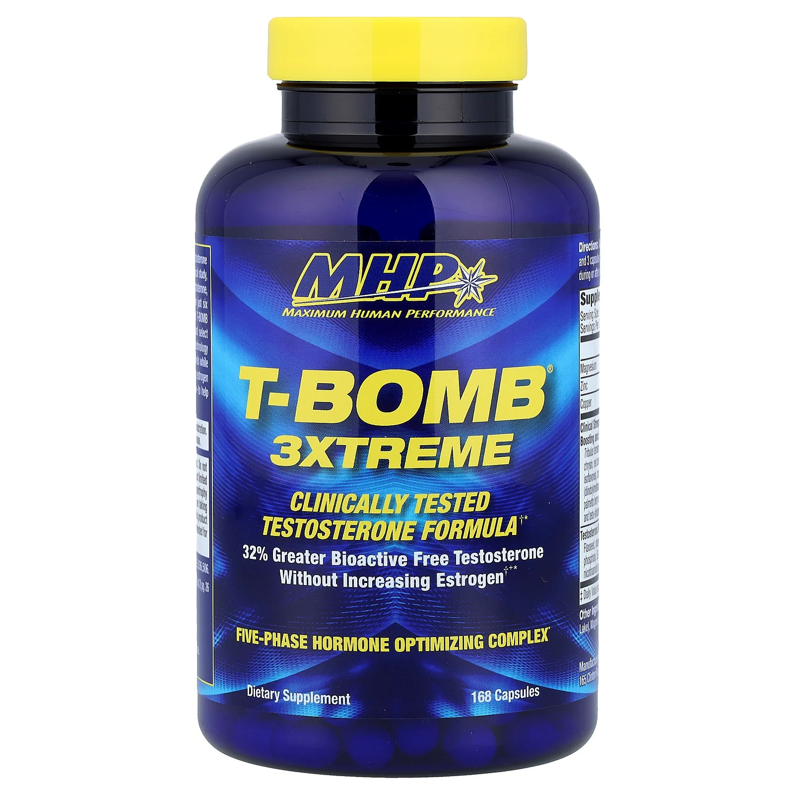2 X MHP, T-Bomb� 3Xtreme, 168 Capsules