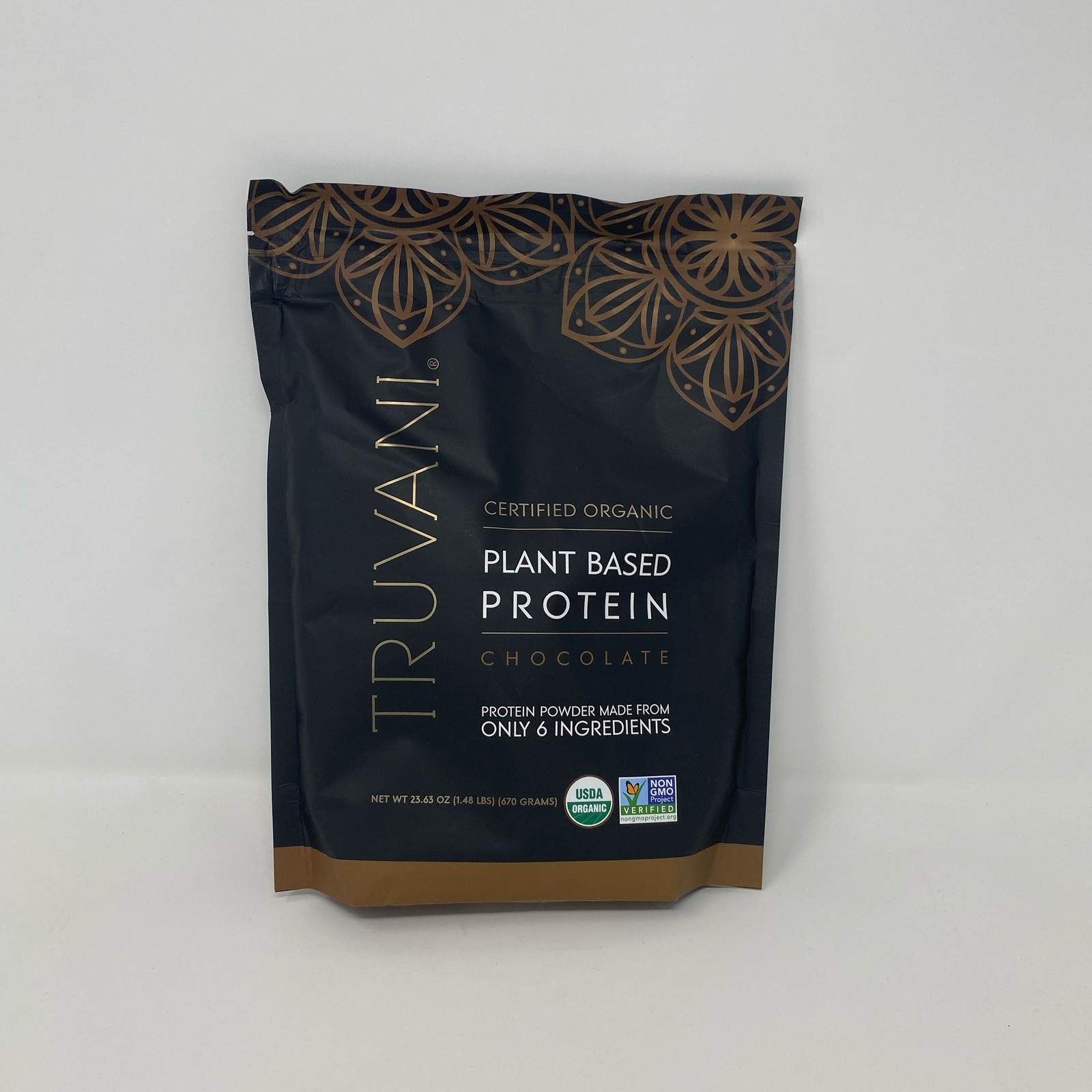 Truvani Chocolate Plant Protein Powder 23.63 oz – Exp 12/2020