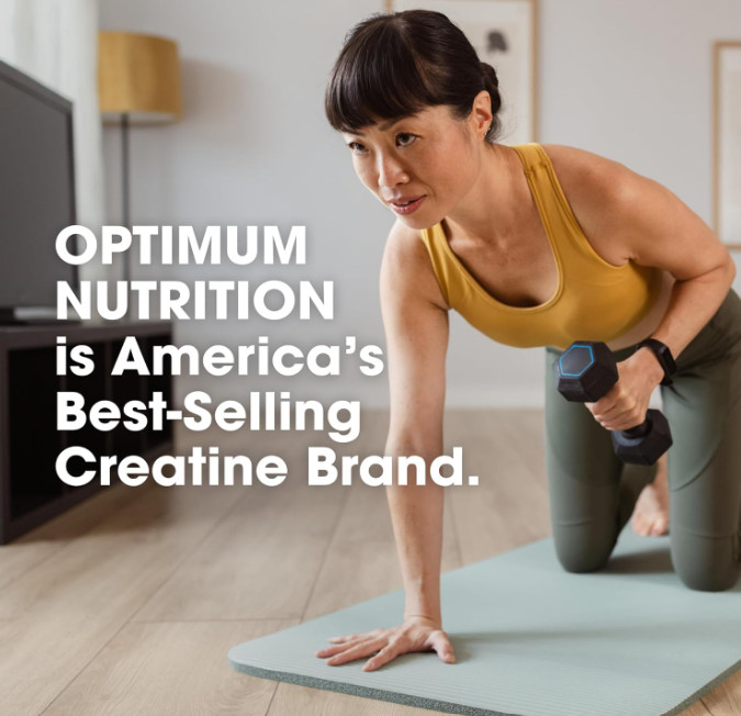 Optimum Nutrition Creatine Monohydrate Plus Powder, Strawberry Peach Flavored