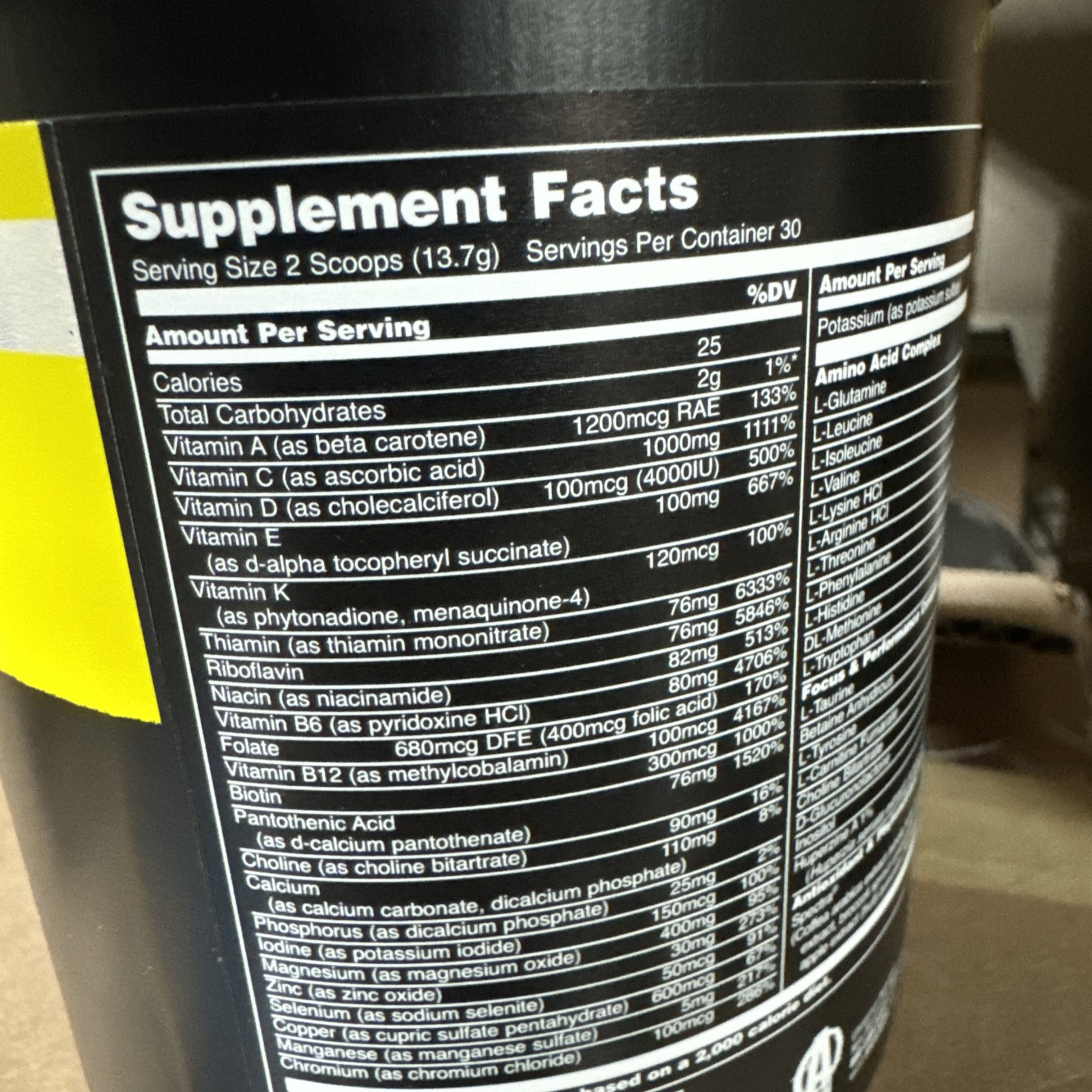 Animal Pak®, Ultimate Foundation, Orange Crush, 14.5 oz (411 g)