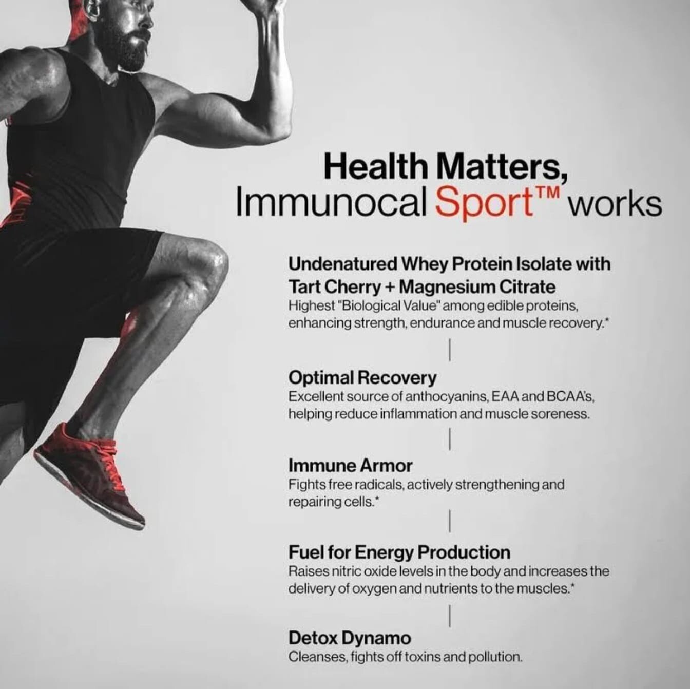 Immunocal Sport™ with Nitro Boost – Glutathione Precursor Immunotec 2 Boxes