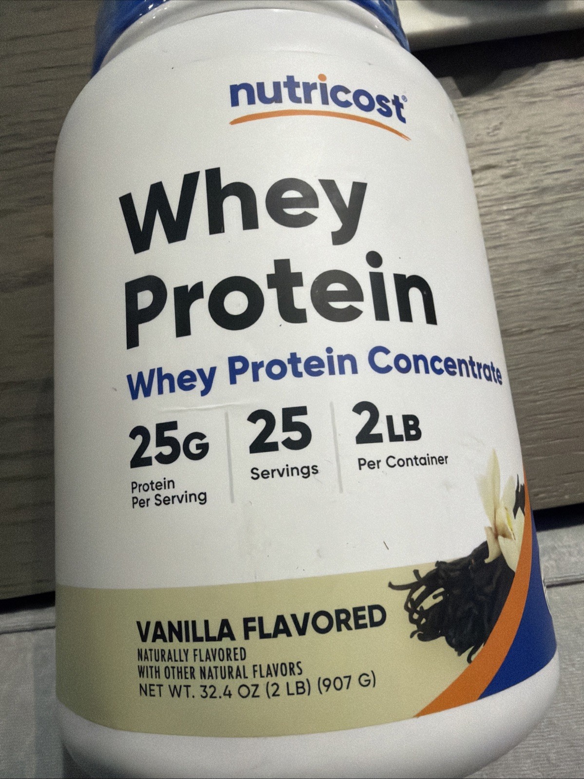 Nutricost Whey Protein Concentrate (Vanilla) 2LBS 2 Pound (Pack of 1)
