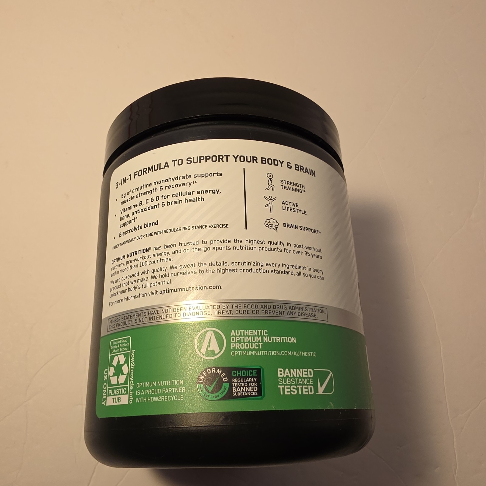 Creatine+, Strawberry Peach, 12.69 oz (360 g)