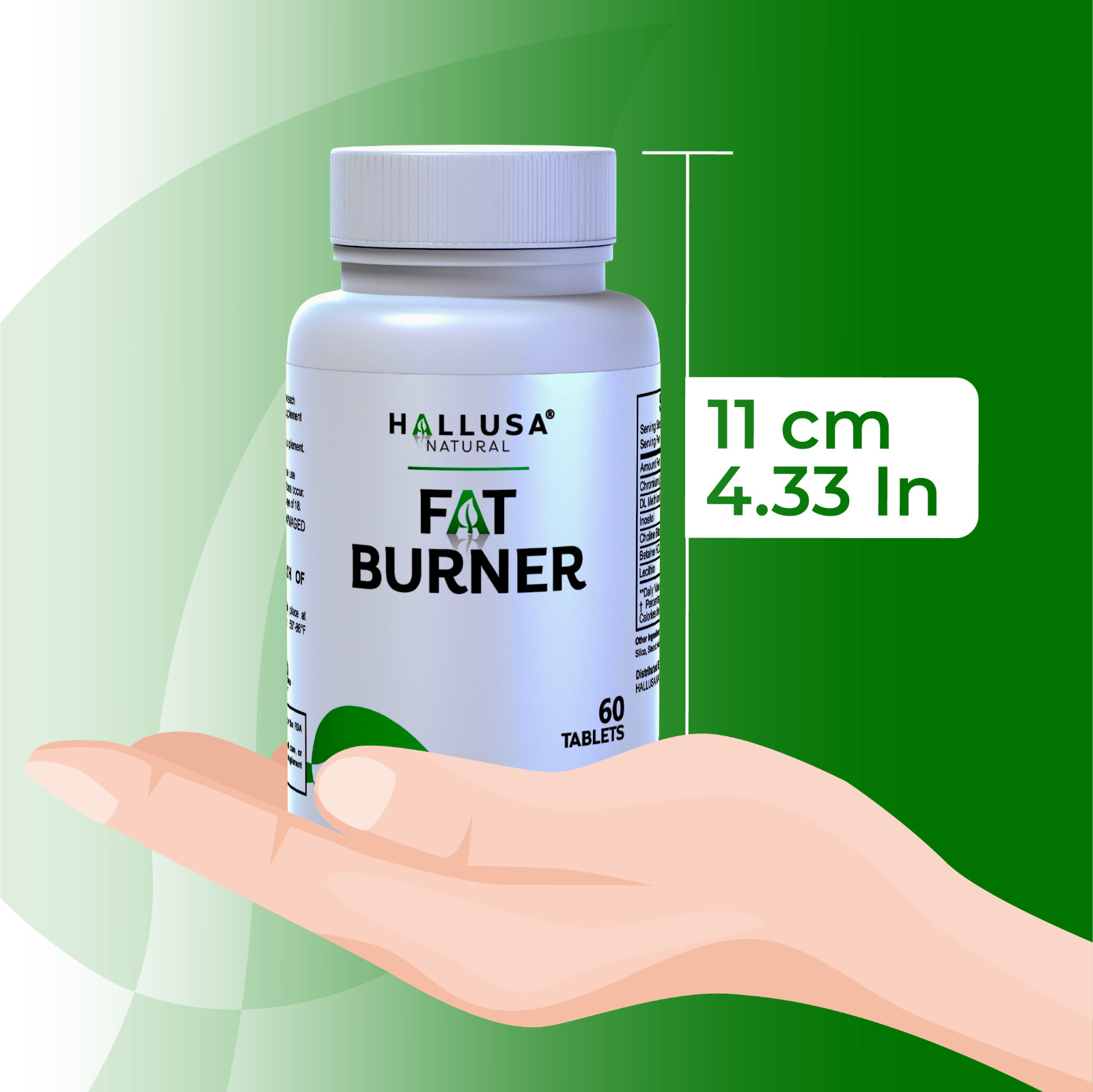 FAT BURNER – Supplement Women & Men – Carb Blocker – Metabolism Energy – 60 Tab