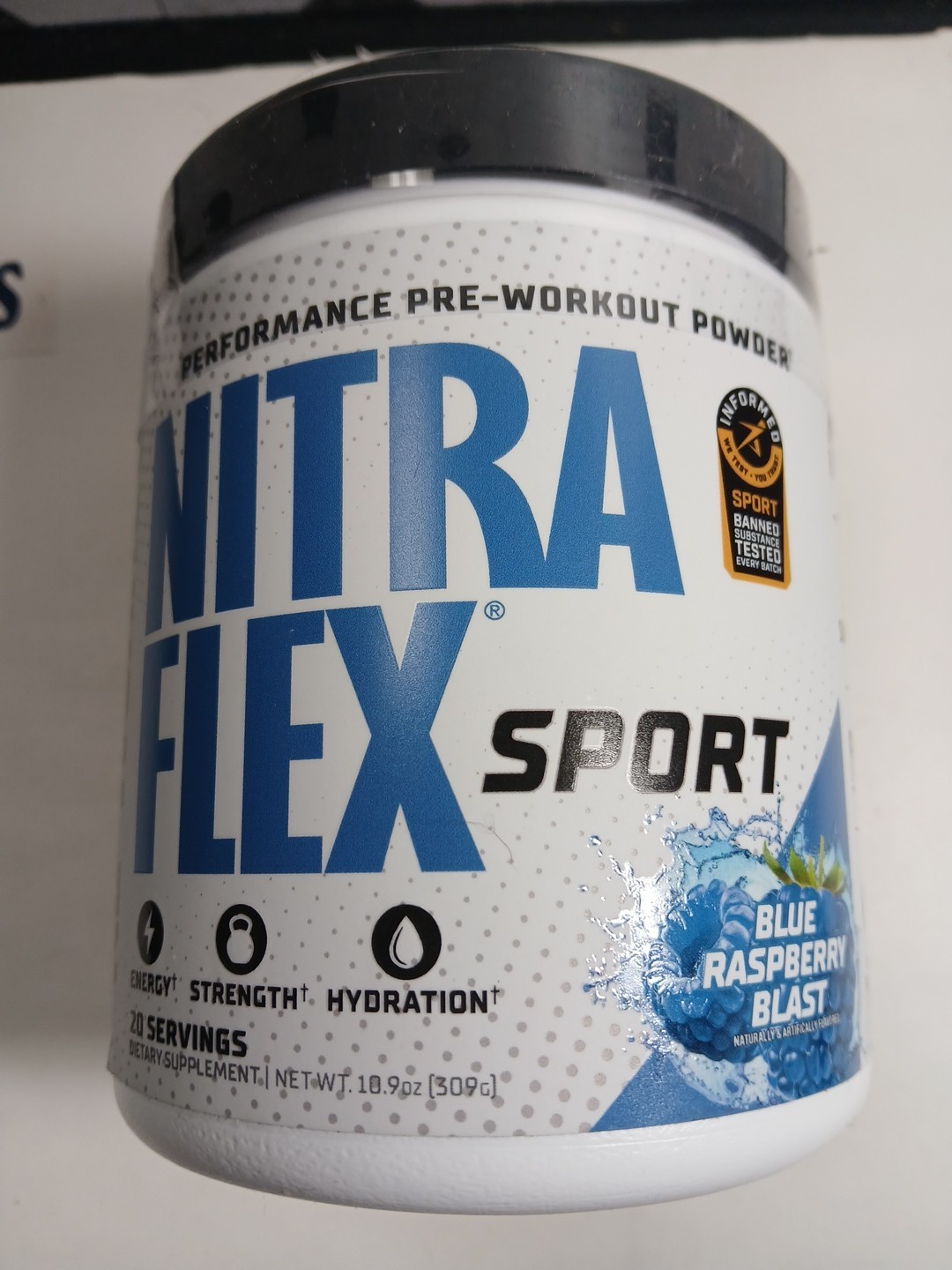 GAT Sport Nitraflex Advanced Pre-Workout 10.9 oz Blue Rasperry Exp. 07/2027