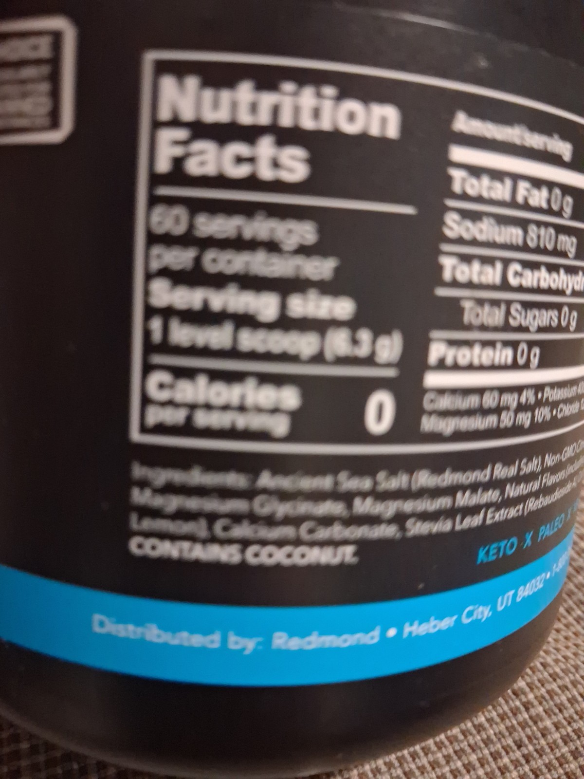 Redmond Re-lyte Hydration 60 Servings Limited Edition 3 Left Free Same Day Ship
