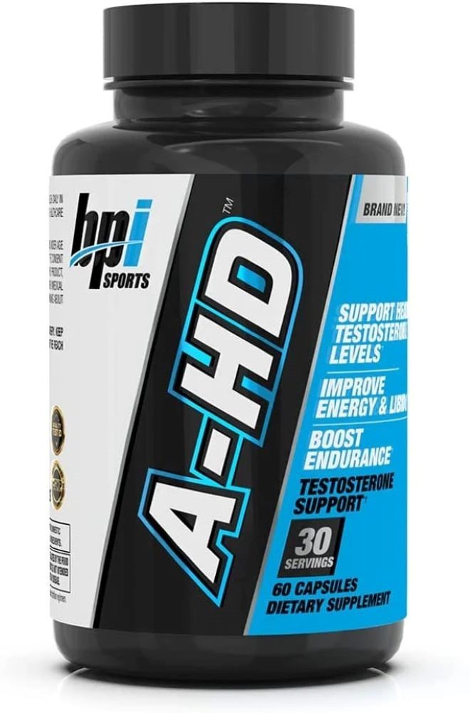 Lot of 12 BPI Sports A-HD 60 Caps – Supports Energy, Libido & Endurance 06/24