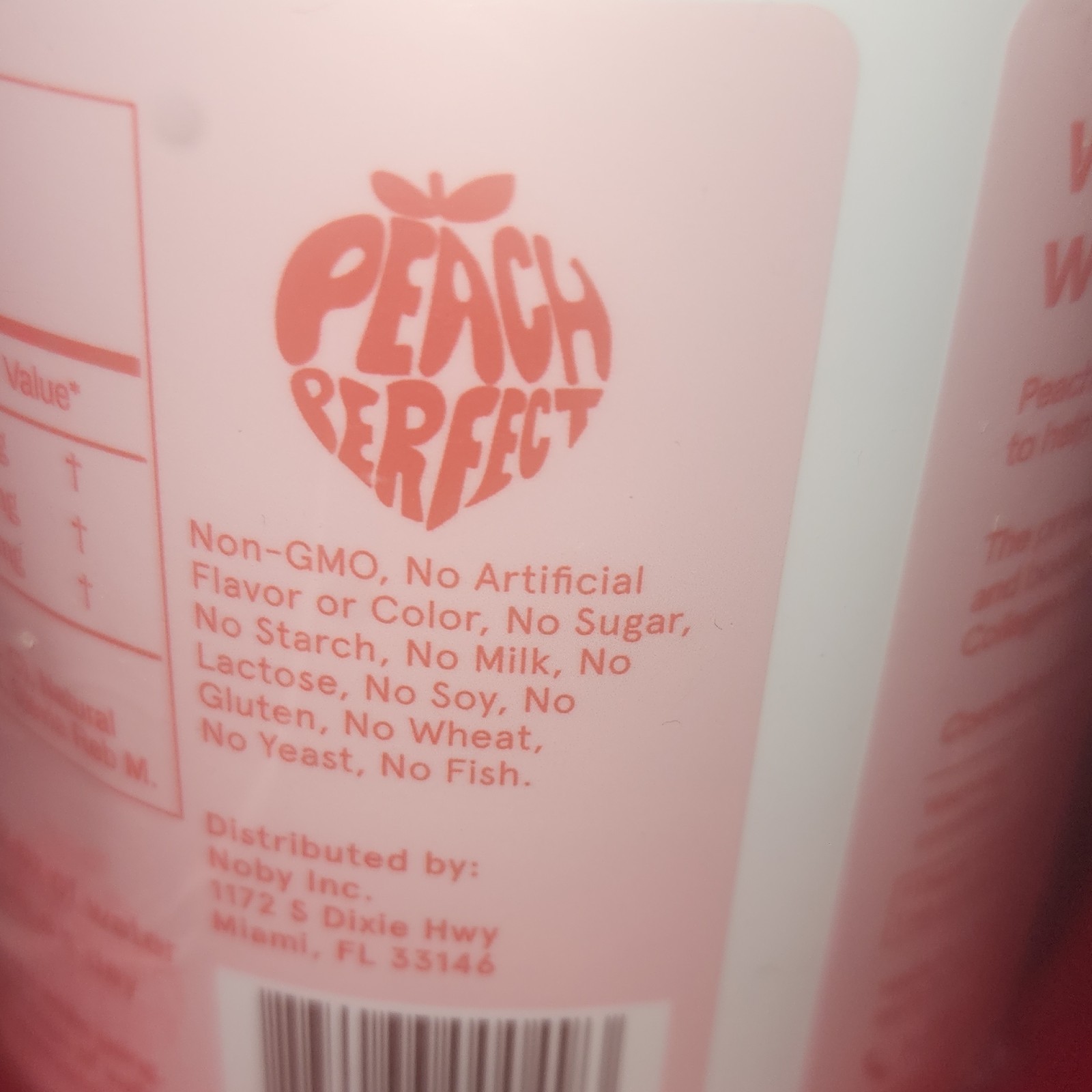 Peach Perfect Creatine Monohydrate Pink Lemonade Powder BCAA 30 Servings