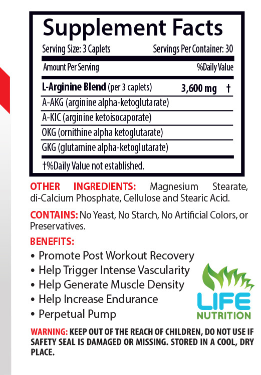 exercise supplement – NITRIC OXIDE 3600MG – heart health supplement 3B
