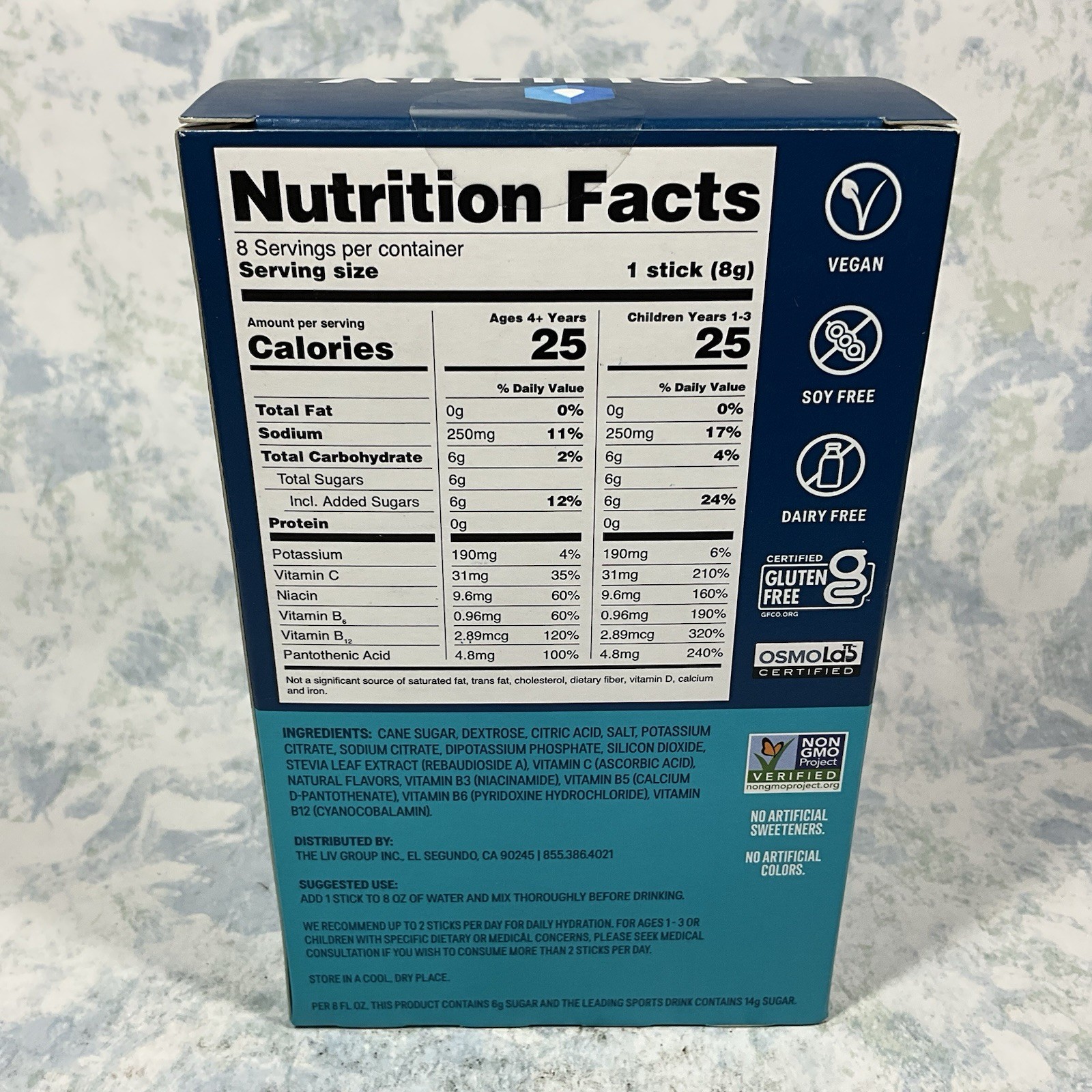 Liquid I.V. Kids Hydration Multiplier Electrolyte Drink Mix 8 Ct – Lot of 4