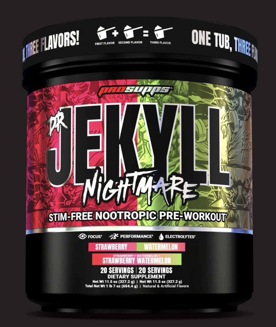 Dr. Jekyll Nightmare Dual Tub 1Lb 7 Oz Watermelon/Strawberry 40 Servings