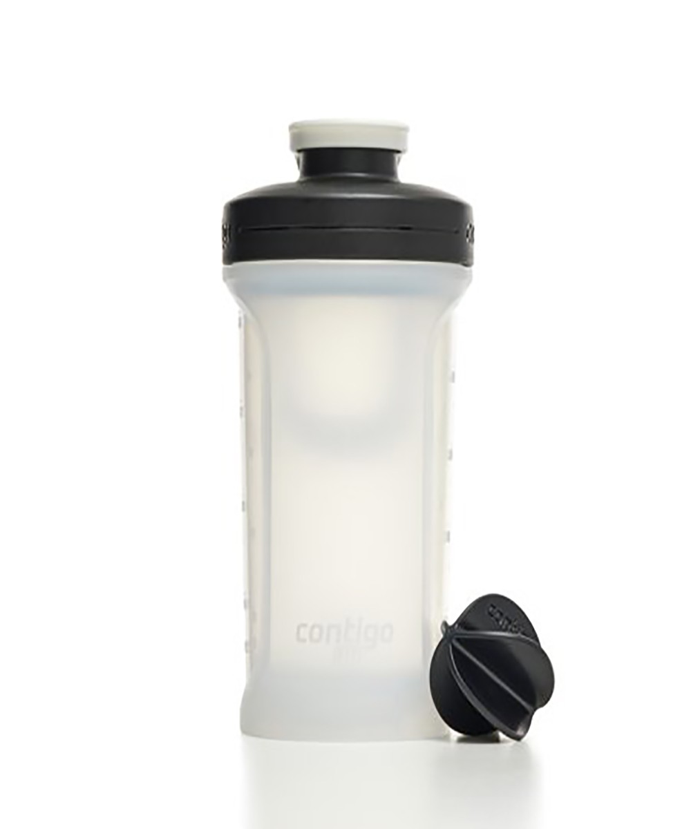 Contigo 20 oz. Fit Shake & Go 2.0 Snap-Top Shaker Mixer Bottle – Salt