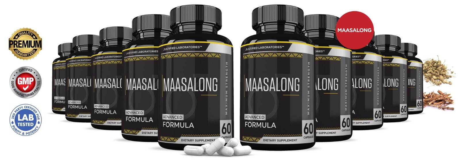 Maasalong Men’s Health Supplement 1484mg 600 Capsules