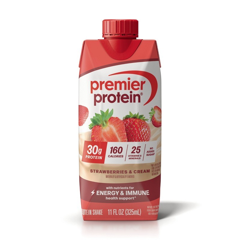 Premier Protein Strawberries & Cream Non-Caffeinated Whey Protein Nutritional