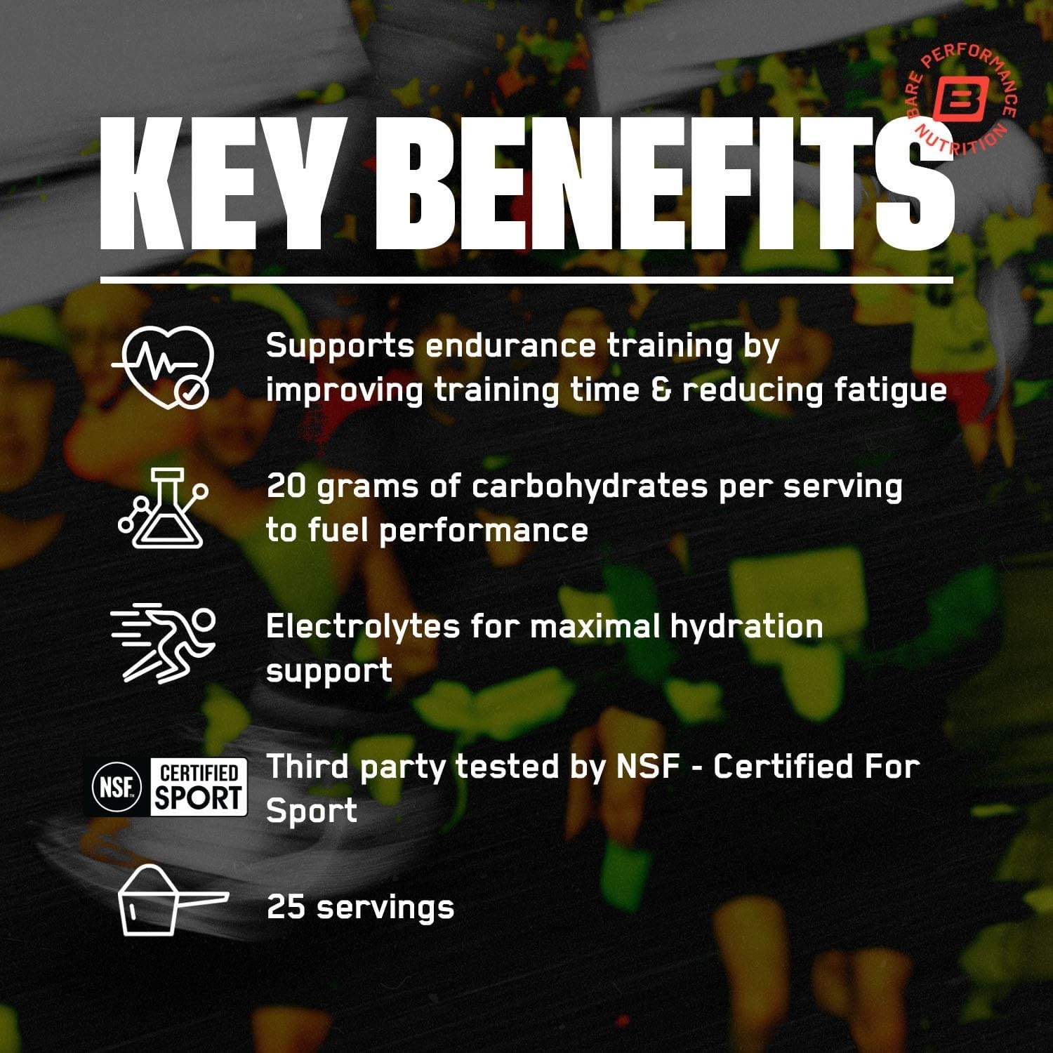 BARE PERFORMANCE NUTRITION, BPN G.1.M Go One More Sport, Endurance Training Fuel