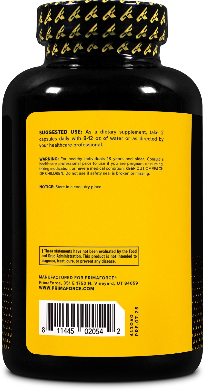 PrimaForce EAA Capsules 1200mg, 180 Capsules, 90 Servings – Essential Amino Acid