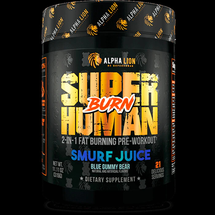 Alpha Lion Super Human Burn Fat Burner Pre-Workout 21-42 Servings 3 Flavors NEW